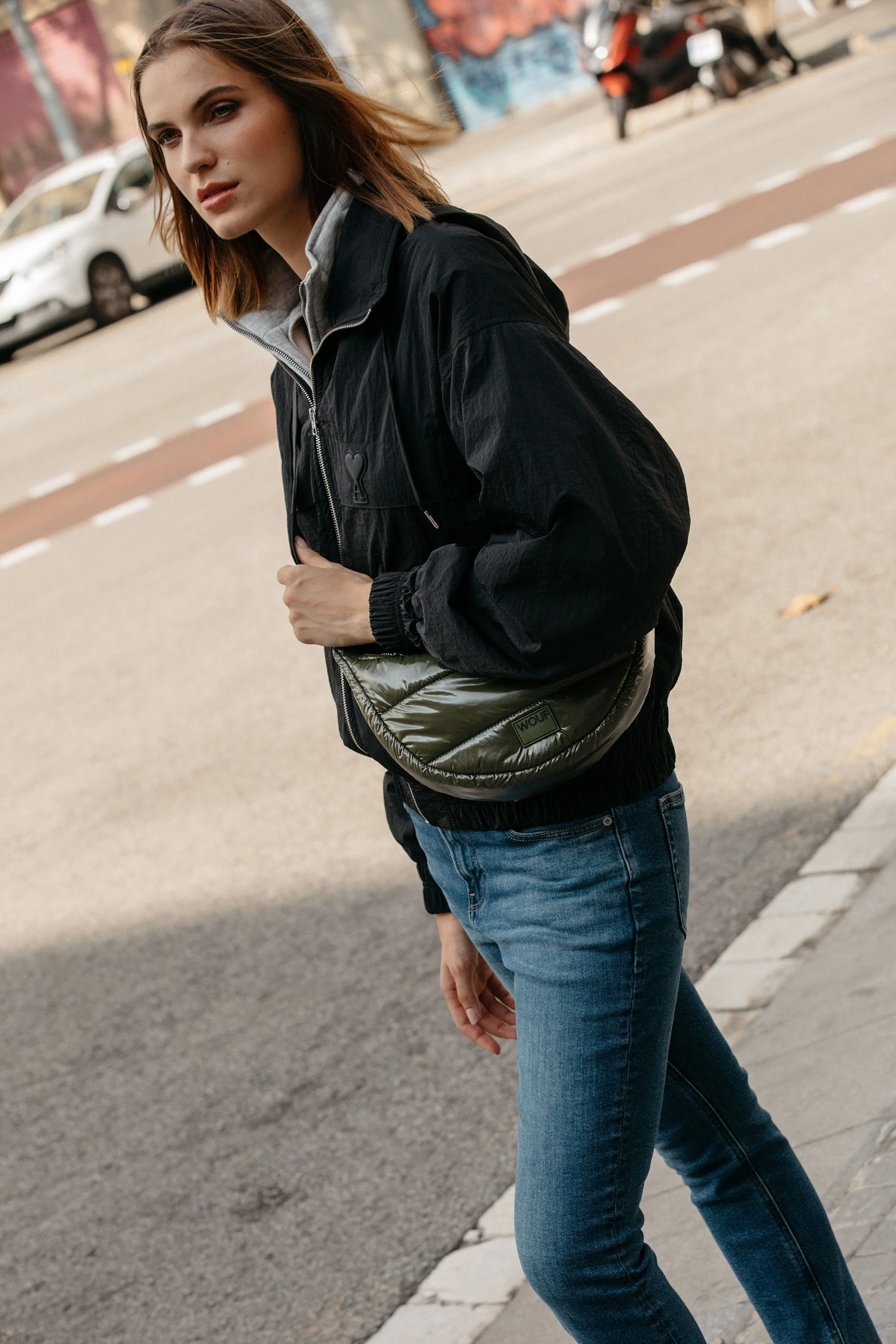 Wouf  Cypress Glossy crossbody taske