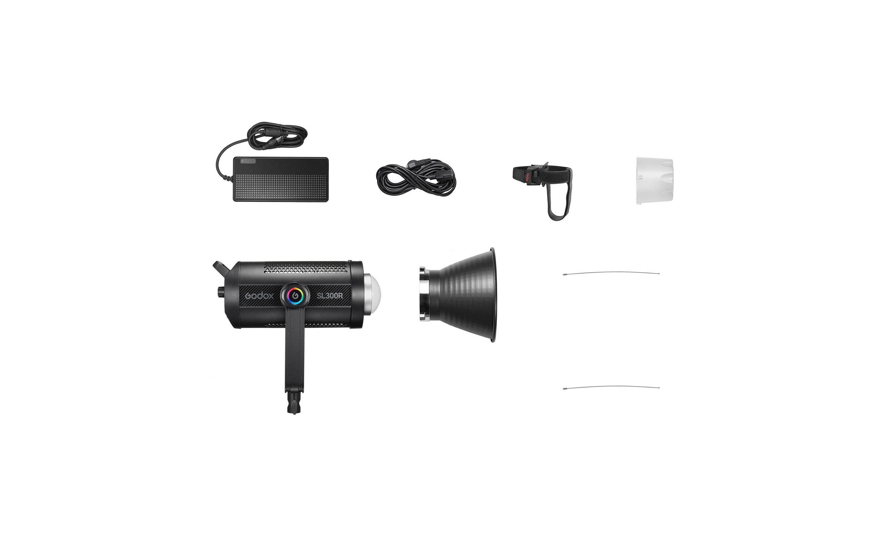 Videoleuchte SL300R LED-Licht<br>Vielseitige RGB LED-Videoleuchte mit Bowens-Anschluss