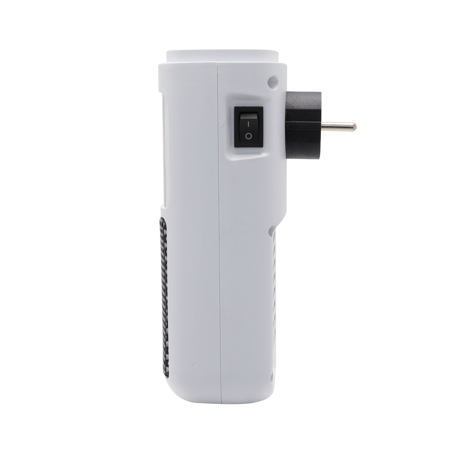 TroniTechnik® Steckdosen Heizlüfter Energiesparend Mini, Kaminfeuereffekt LCD Display Keramik Heizung mit Thermostat 400W