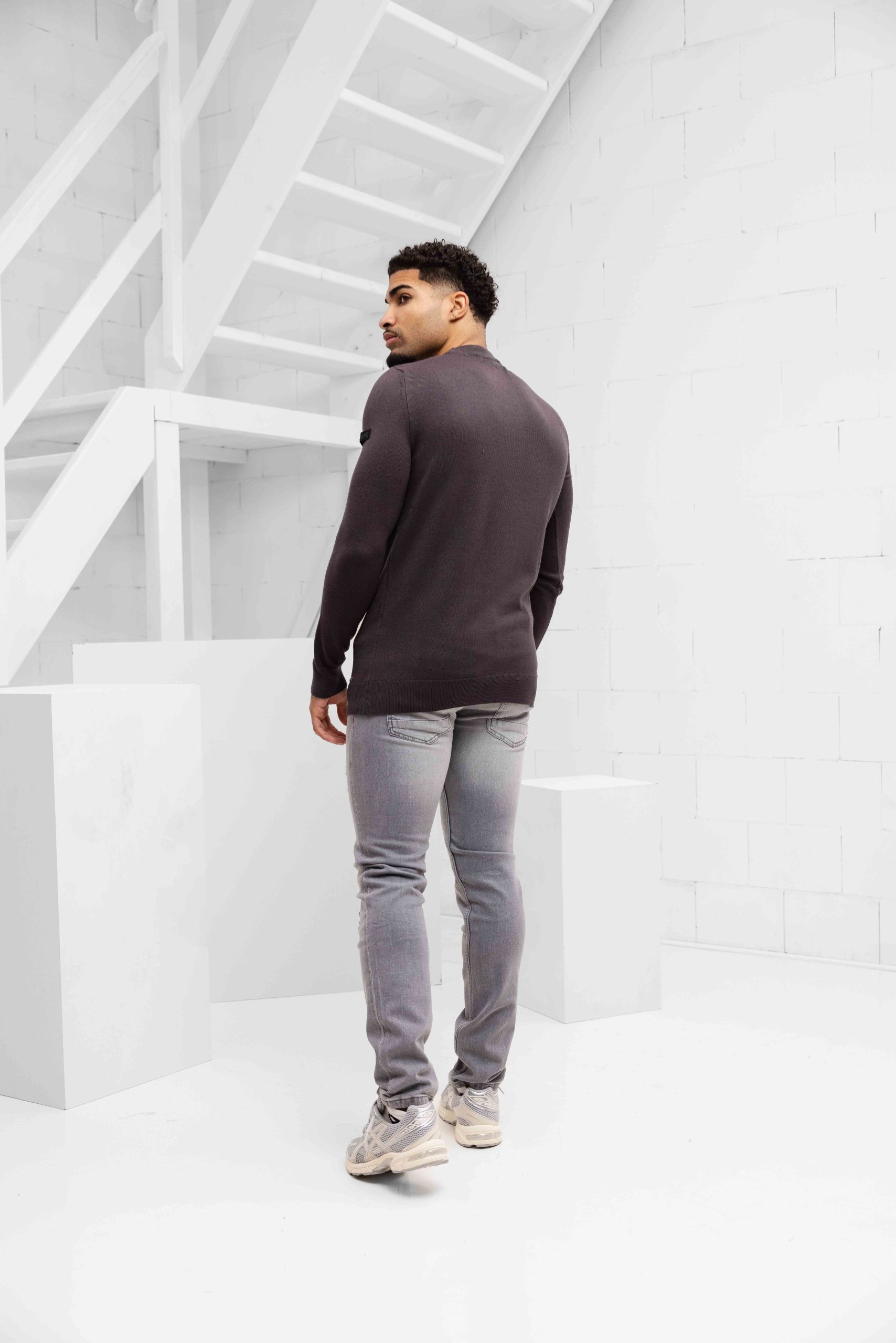 XPLCT Mercury Jeans Heren Lichtgrijs