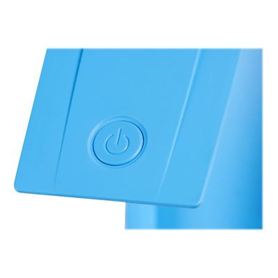 MaulZed - Lampe de bureau mobile LED - réglable - bleu clair