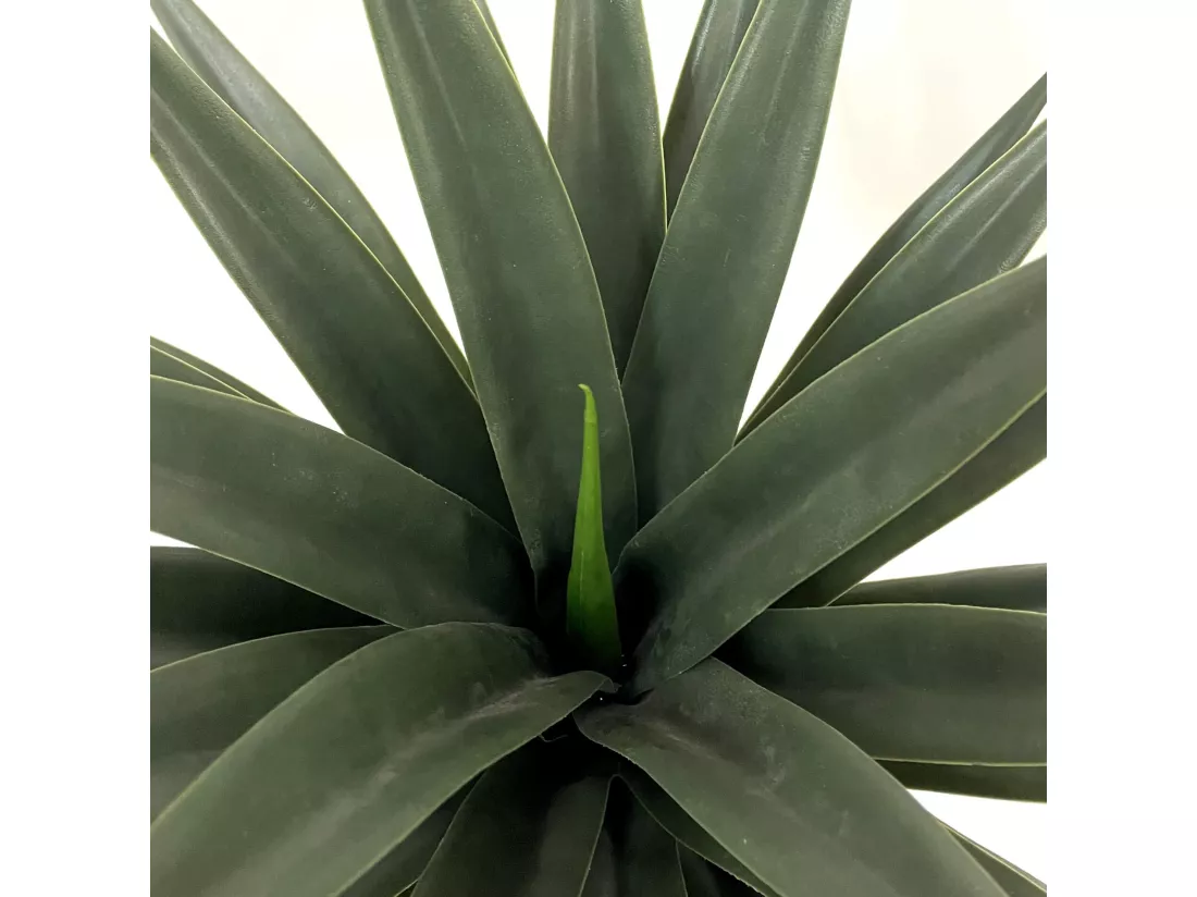 Plante artificielle Yucca Sunko 90x30x30 Polyéthylène Vert Marron
