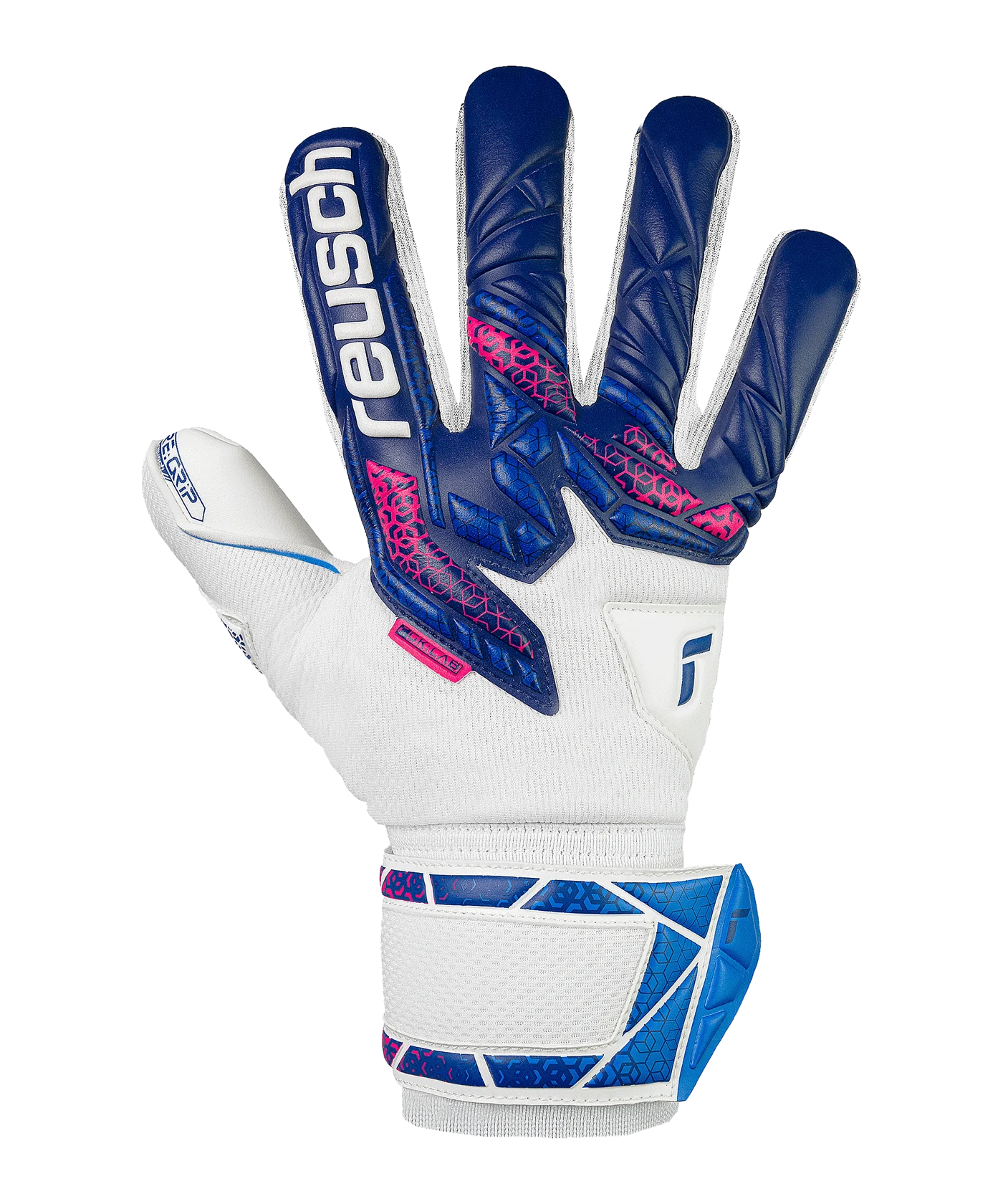 Reusch Attrakt Grip NC goalkeeper gloves blue F4310