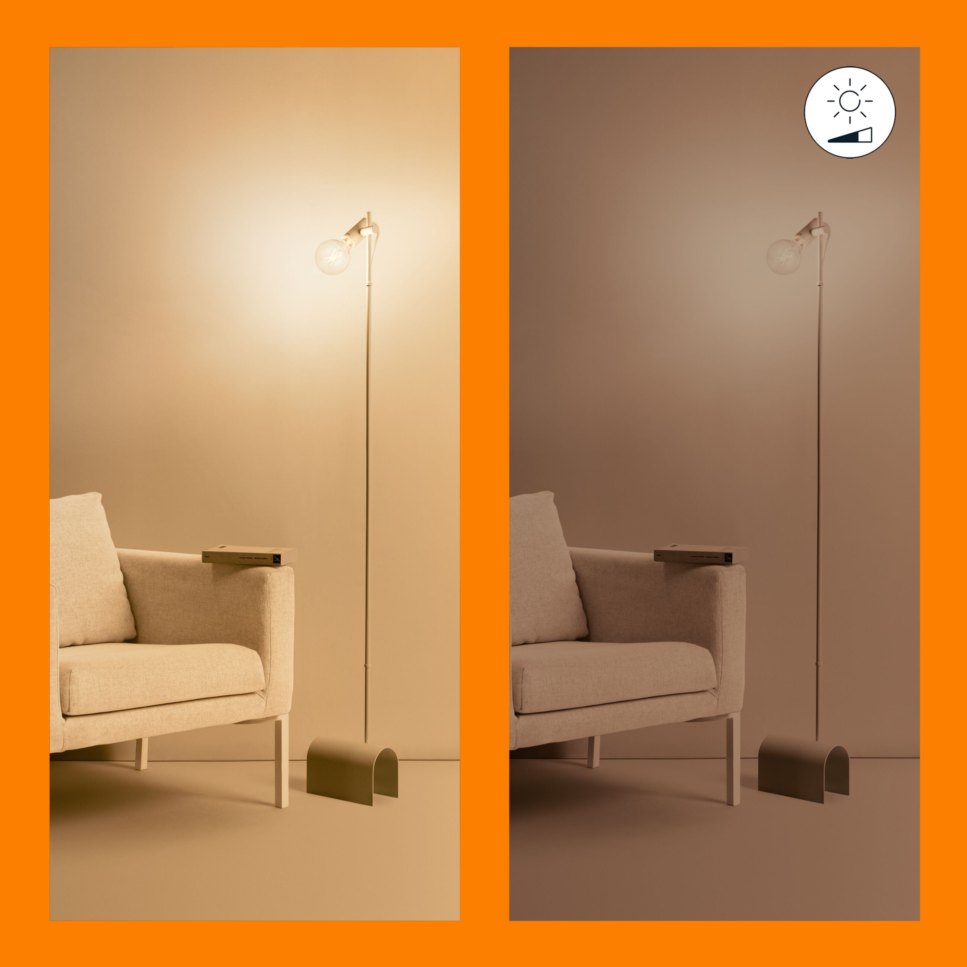 WiZ Clear Filament G95 Smart LED-pære E27 806 lm