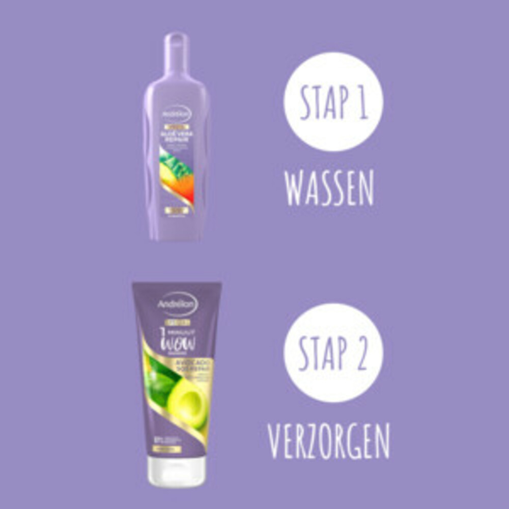 6x Andrelon 1 Minuut Wow Masker Avocado SOS Repair180 ml