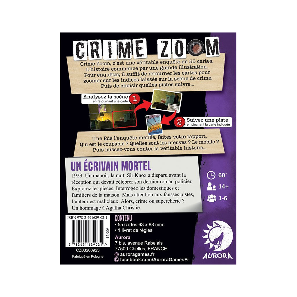 Crime Zoom - Un Ecrivain Mortel