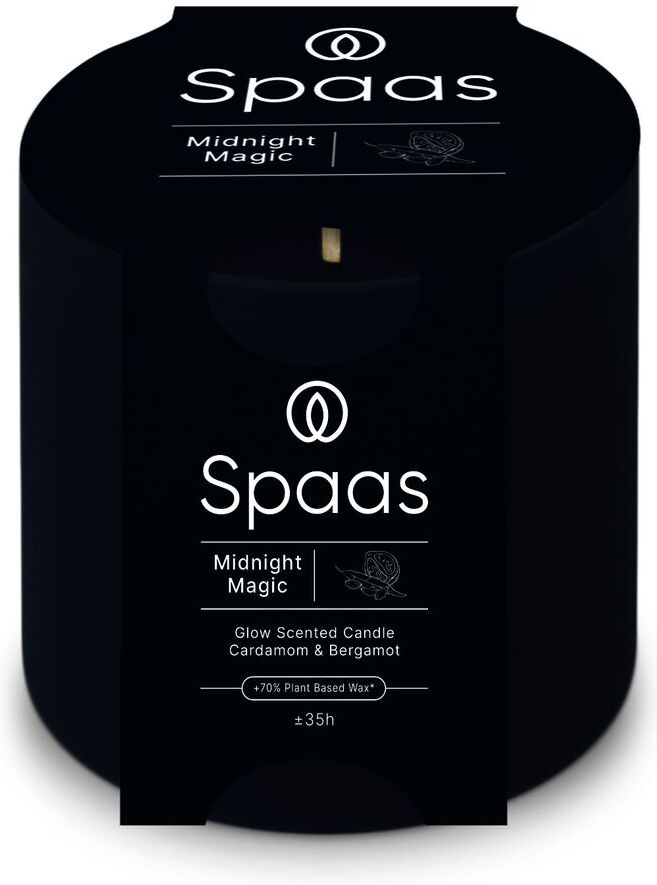 Spaas geurkaars Essential collection Midnight Magic blauw 35 uur D 7 H 7 cm