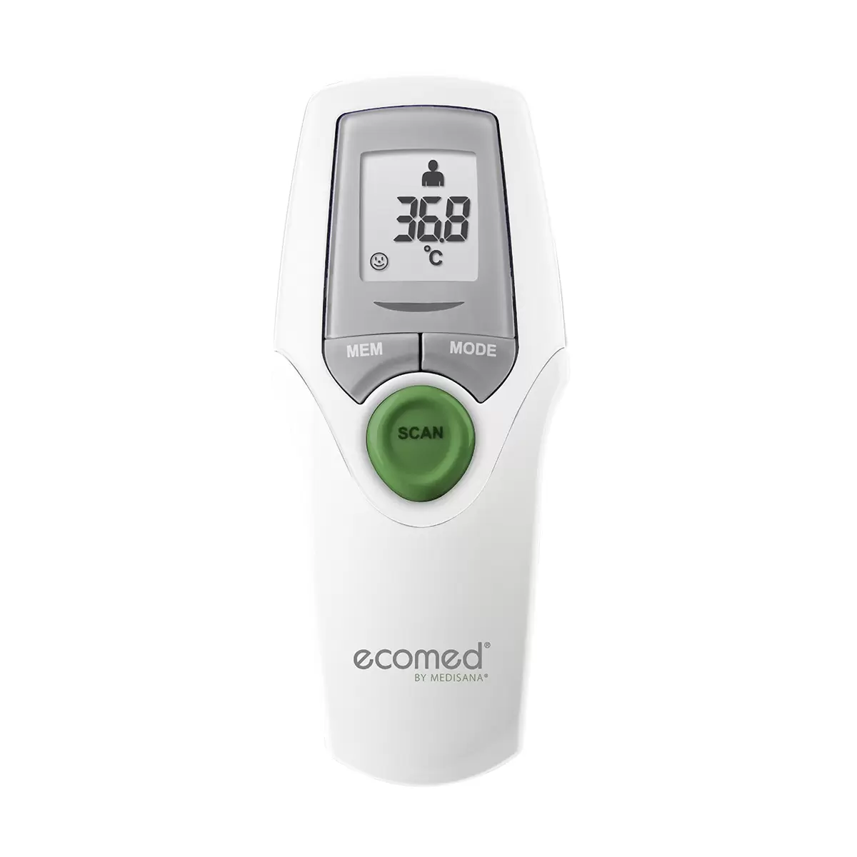 Infrarot-Thermometer Ecomed weiss