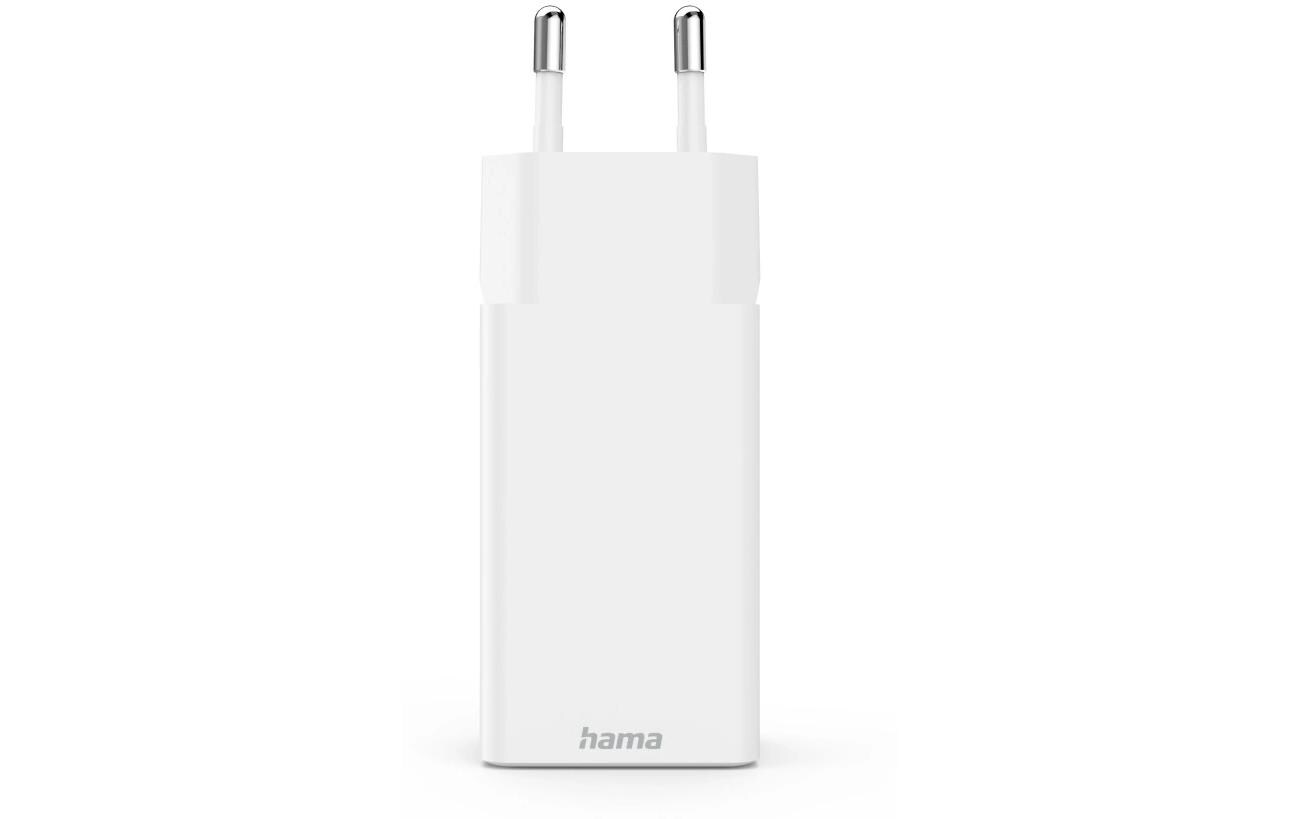 USB-Wandladegerät Gan charger 2x USB-A USB-C 45 W WeissSchnellladegerät mit 1x USB-C und 2x USB-A