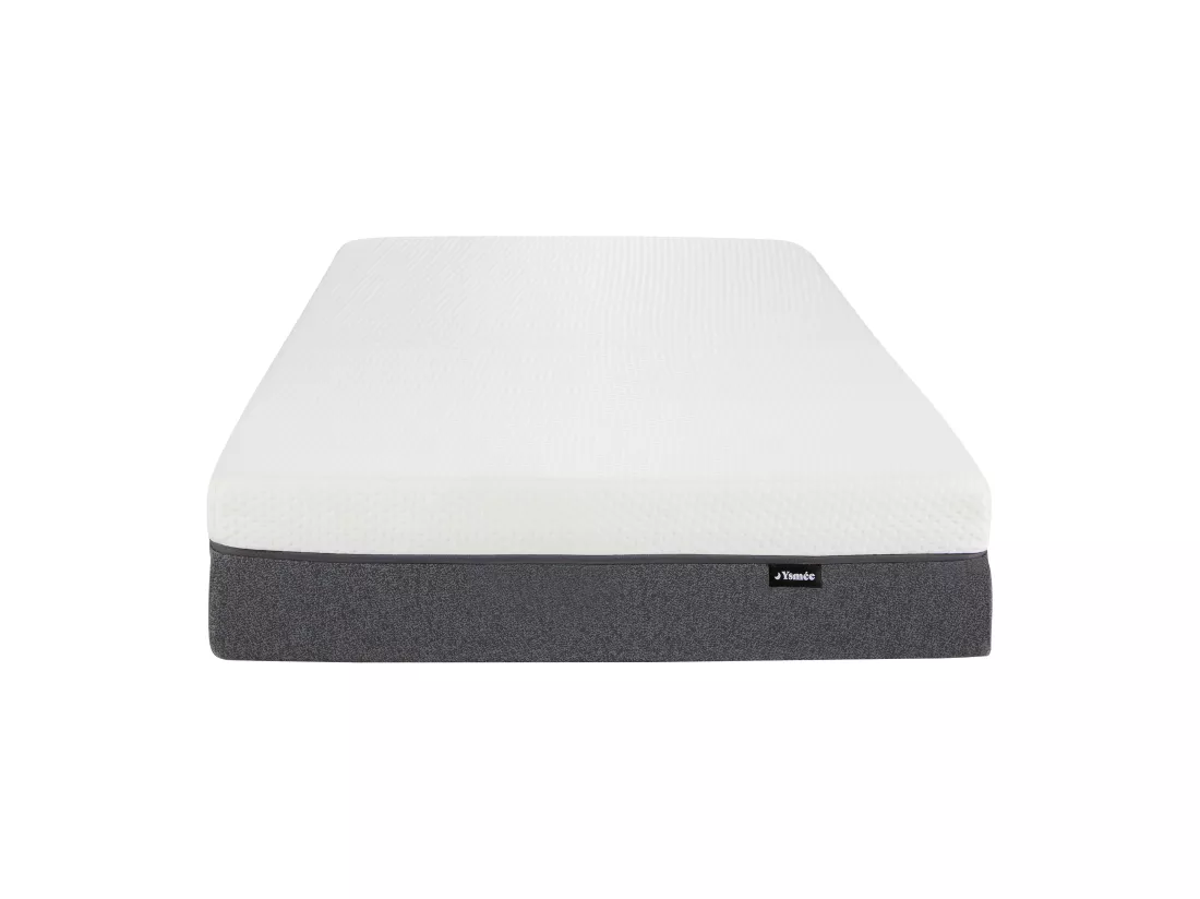 Matelas 90 x 190 cm mousse HD 7 zones et accueil mémoire de forme déhoussable ép.20cm - KELIH de YSMÉE