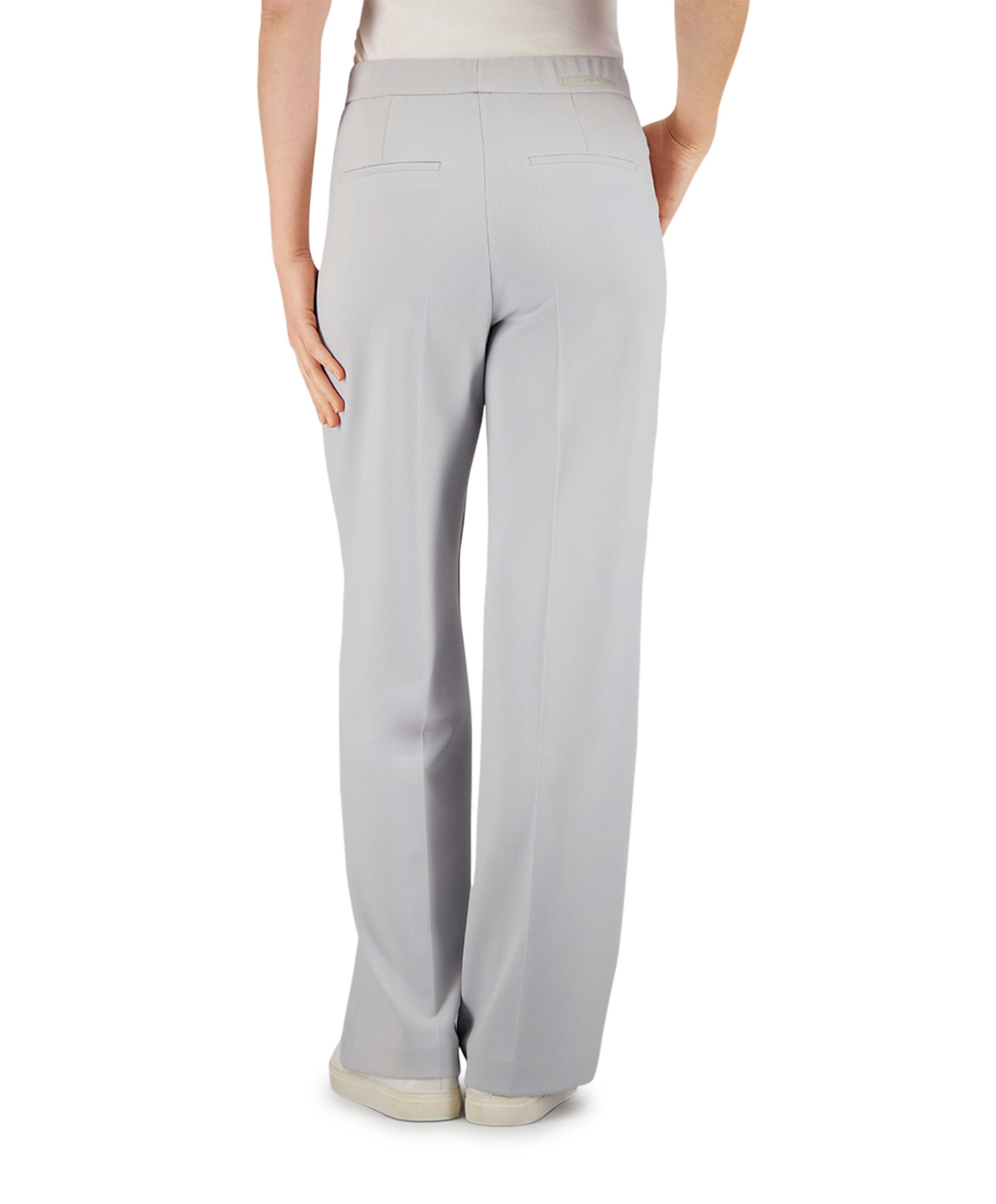 Gardeur Wide leg Feminine broek grijs