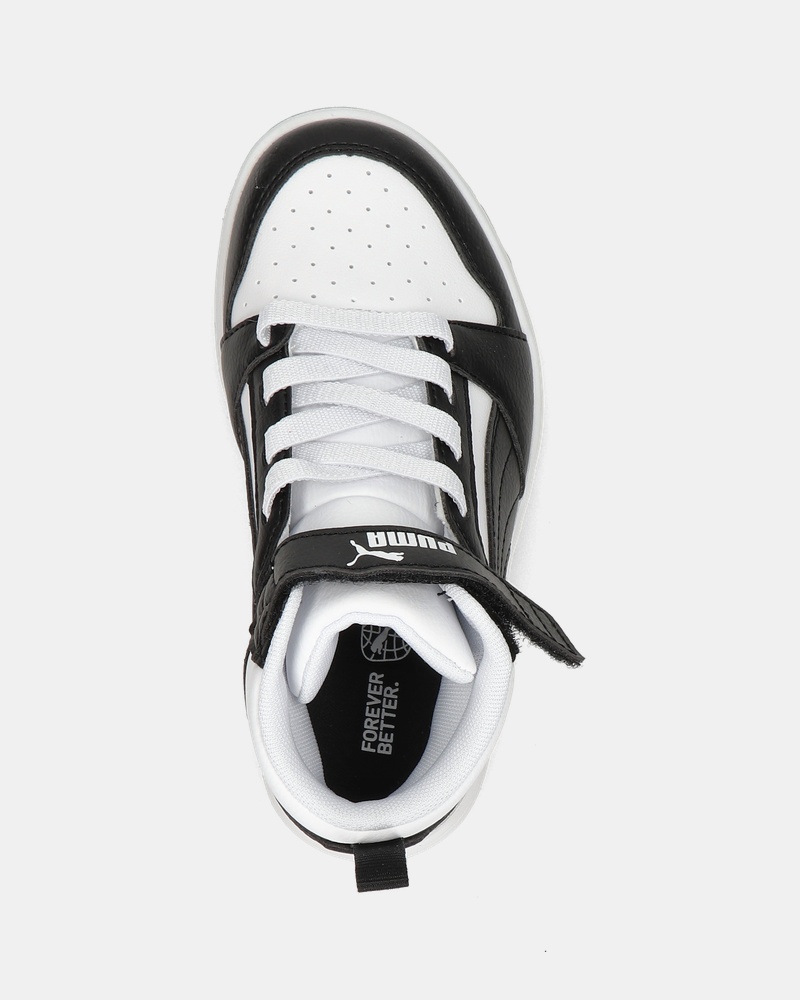 Puma Rebound V6 Mid Klittenbandschoenen  - zwart