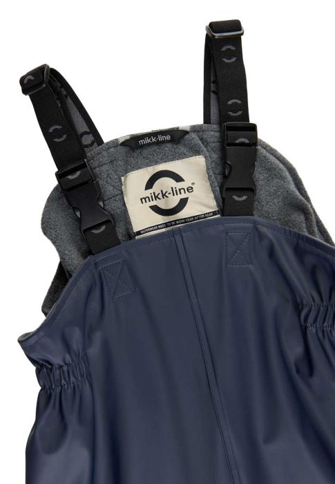 PU Rain Set m. fleece og seler regnsæt str. 86-104