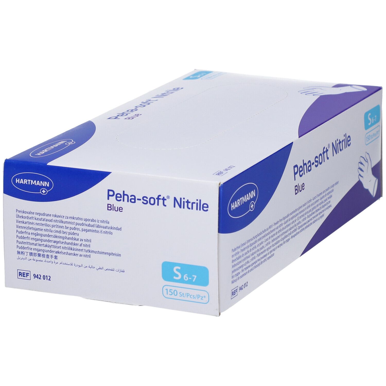 Peha-soft® nitrile blue puderfrei S