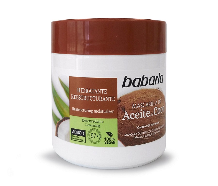 MÁSCARA BABARIA HIDRATANTE COCO 400ML