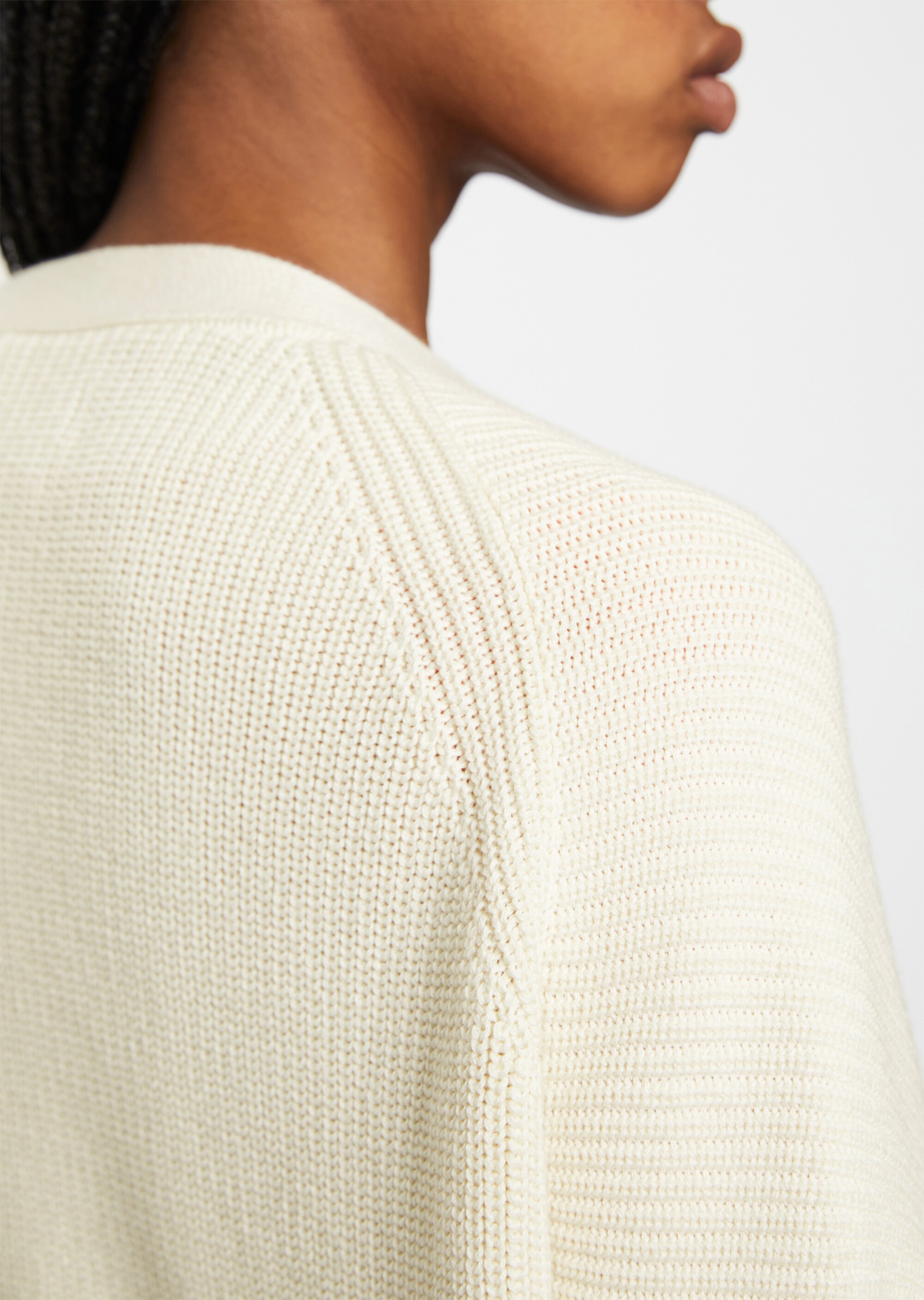 Cardigan oversize aus Organic Cotton