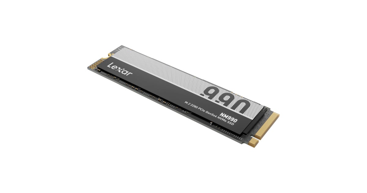 LexarNM990 1 TB SSD  (PCIe 5.0 x4, NVMe 1.4, M.2 2280)