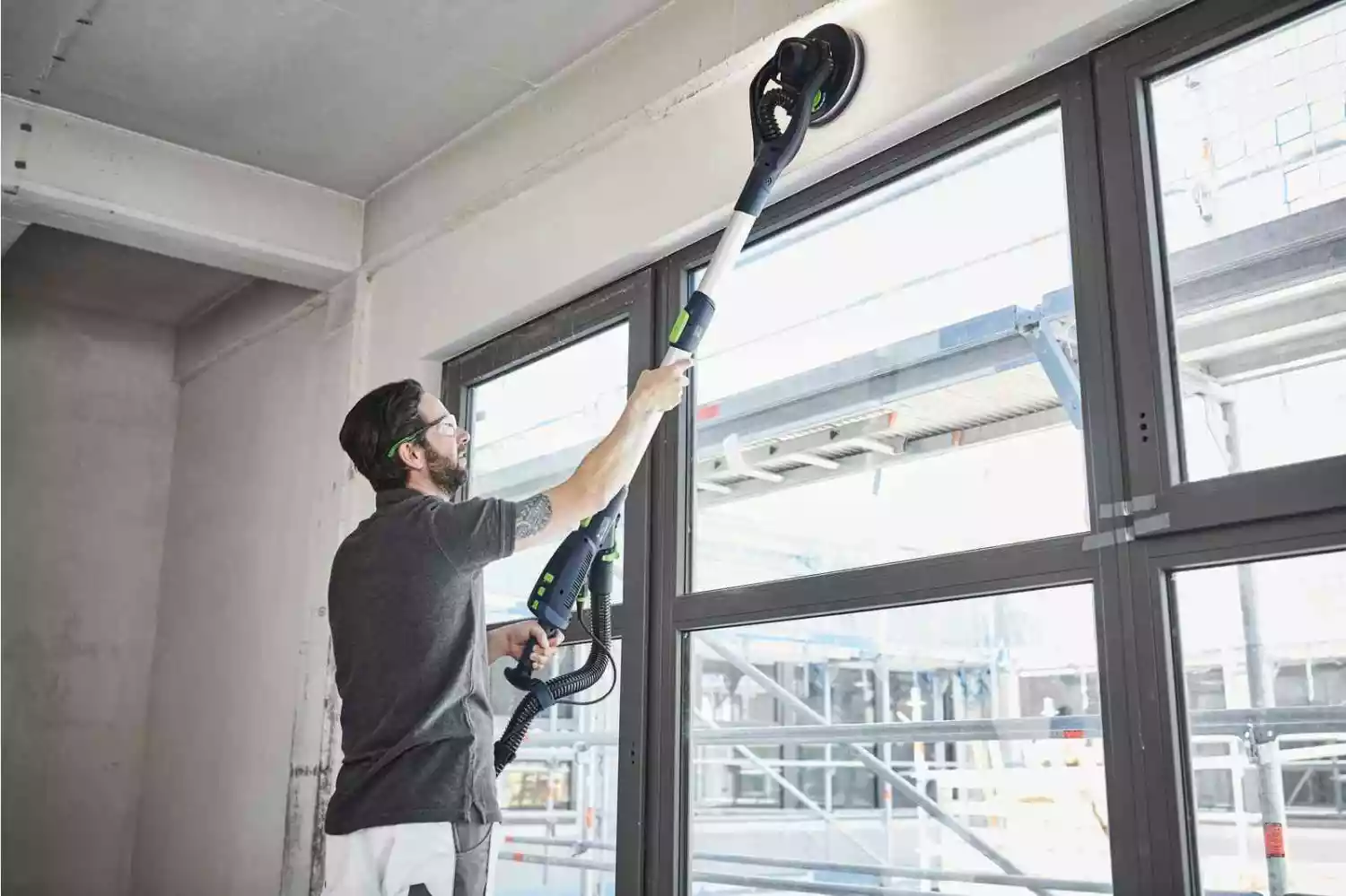Festool PLANEX LHS 2 225/CTL 36 Wandschuurmachine set incl. bouwstofzuiger - 400W - 1,65m