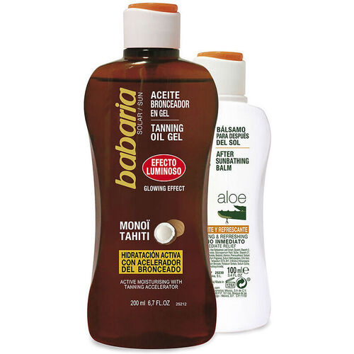 Babaria - Solar Aceite Gel Efecto Luminoso Lote