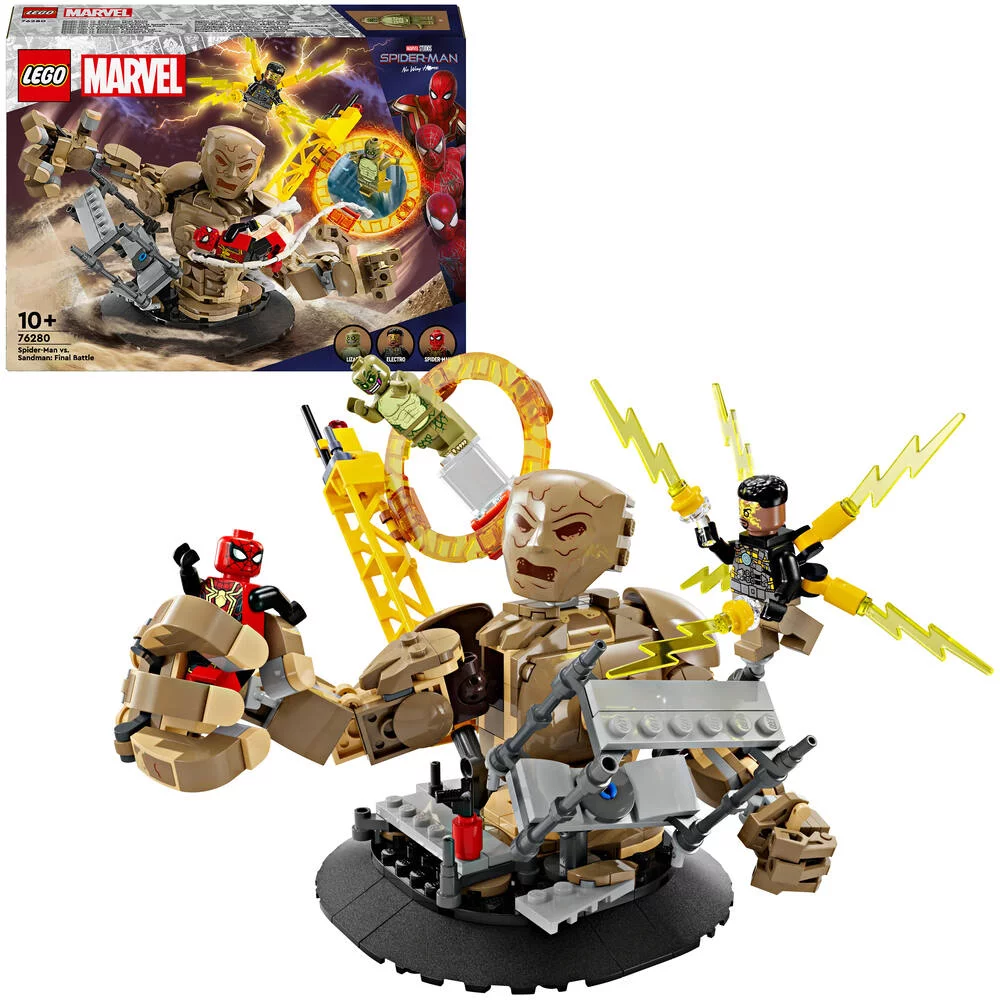 LEGO®MARVEL SUPER HEROES 76280 - SPIDER MAN CONTRE L'HOMME SABLE LA BATAILLE FINALE