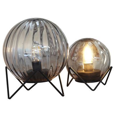 Lampe boule support métal