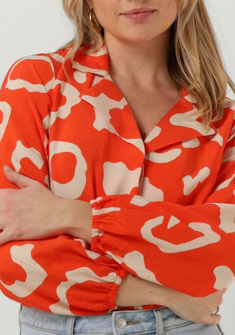 OBJECT koraal object blouse jacira l/s top 126