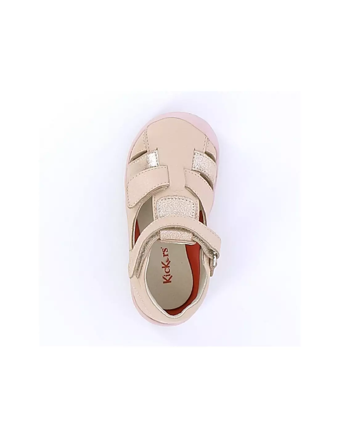 KICKERS WASABOU - Sandales & nu-pieds Roseclairmetallise