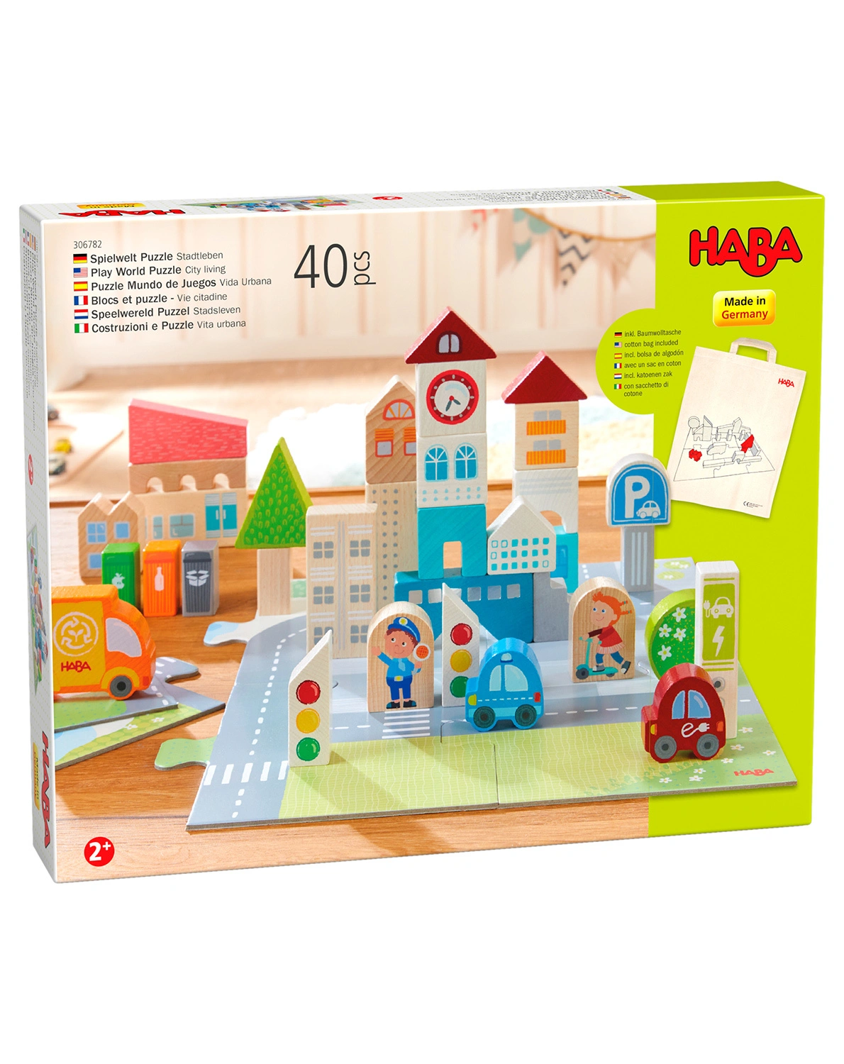 Spielwelt-Puzzle STADTLEBEN 40-teilig