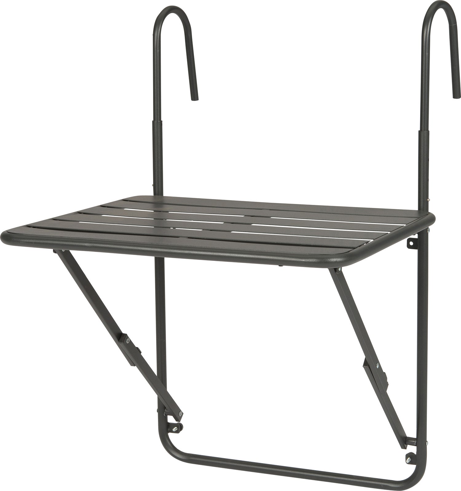 Intratuin balkonklaptafel Niki antraciet 60 x 50 x 88 cm