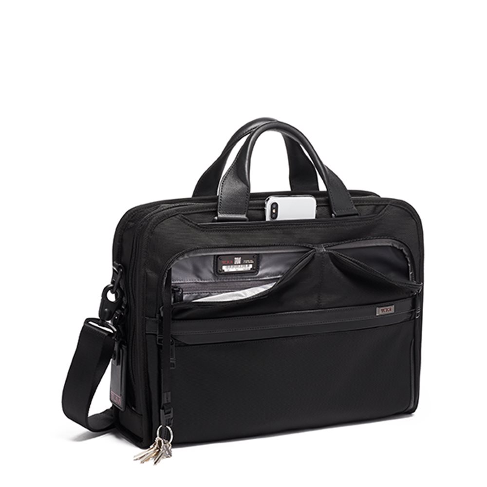 Tumi Alpha Organizer Portfolio Brief black