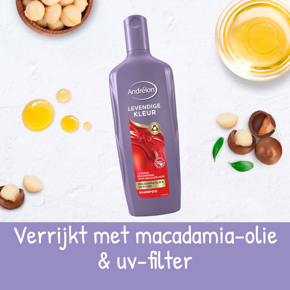 6x Andrelon Shampoo Levendige Kleur300 ml