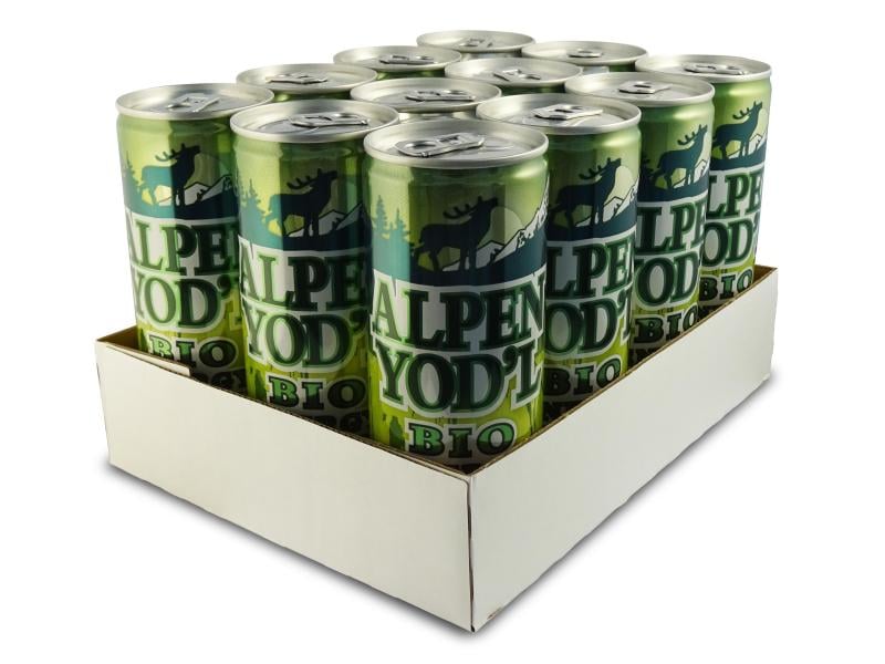 Holderhof Energy Drink Bio Alpen Yod'l 12 x 250 ml Biologisch zertifiziertes Energiegetränk