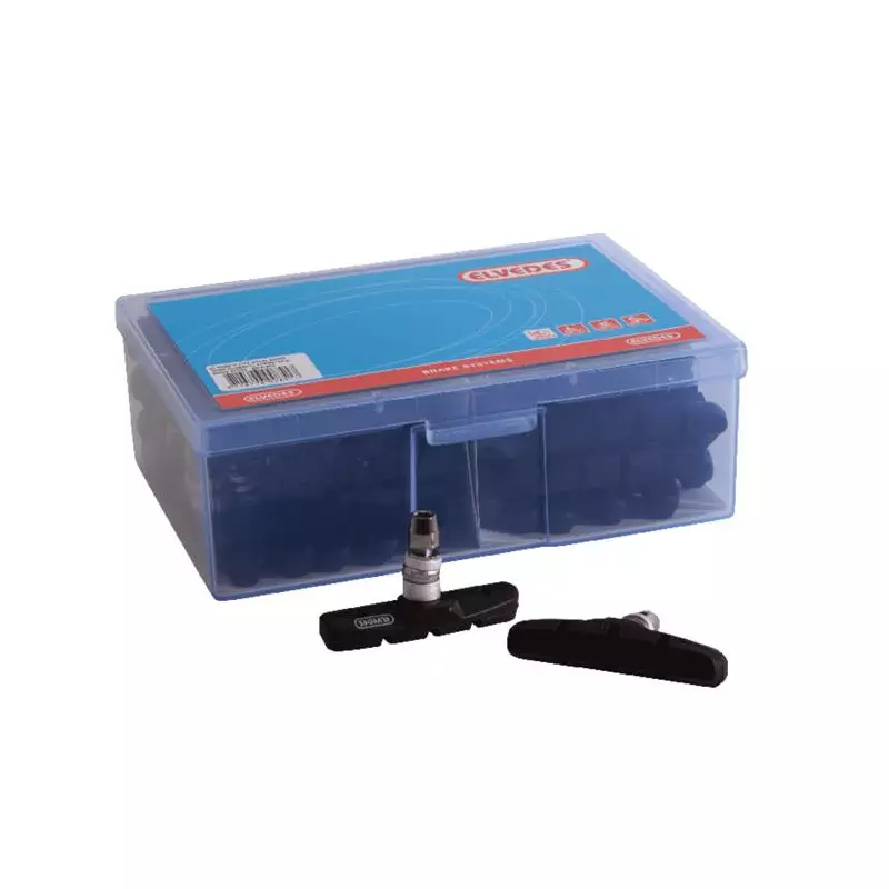 ELVEDES Boite de 25 paires de patins de frein V-type 70mm Symmetrical