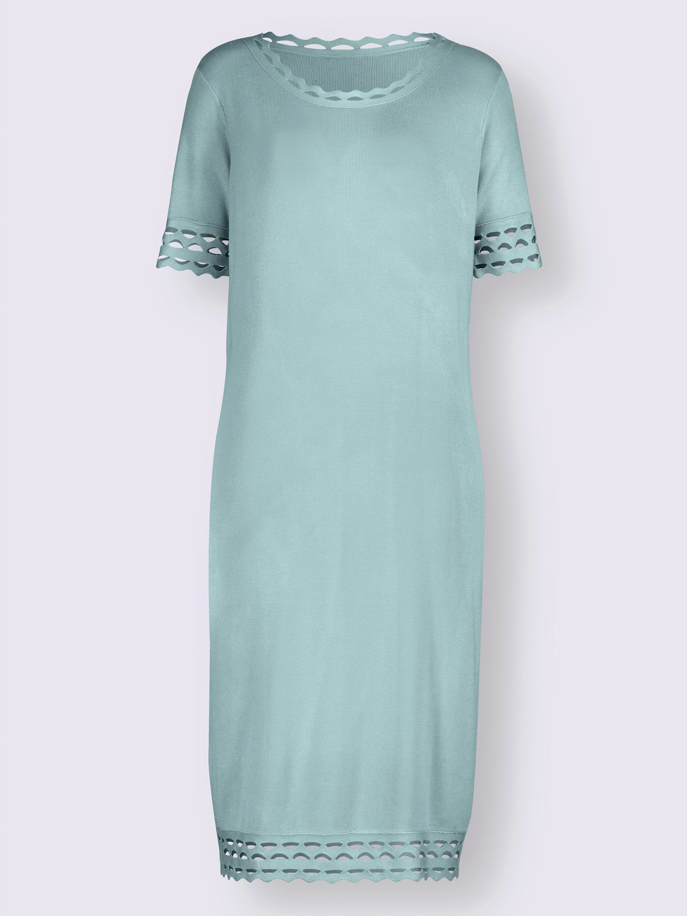 Robe en tricot finitions arrondies