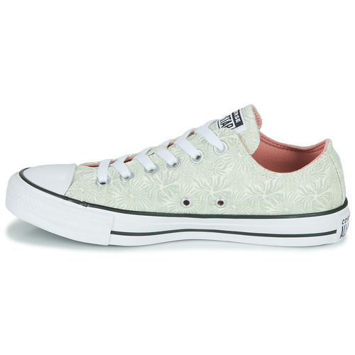Converse - CHUCK TAYLOR ALL STAR FLORAL OX - Vert / Blanc