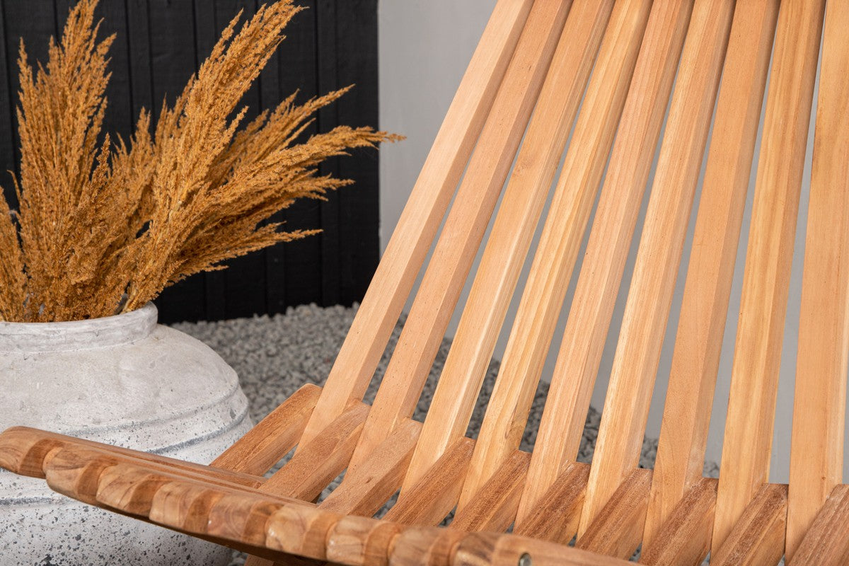 Cream Tuin Loungestoel - Naturel Hout