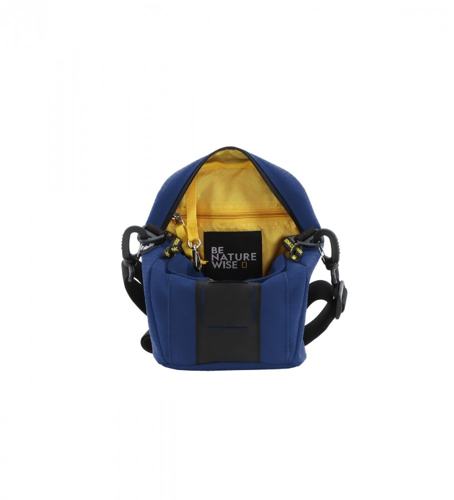 Bolsa de ombro e cintura National Geographic Explorer III, azul-marinho, 16 cm de largura x 11 cm de profundidade x 23 cm de altura.