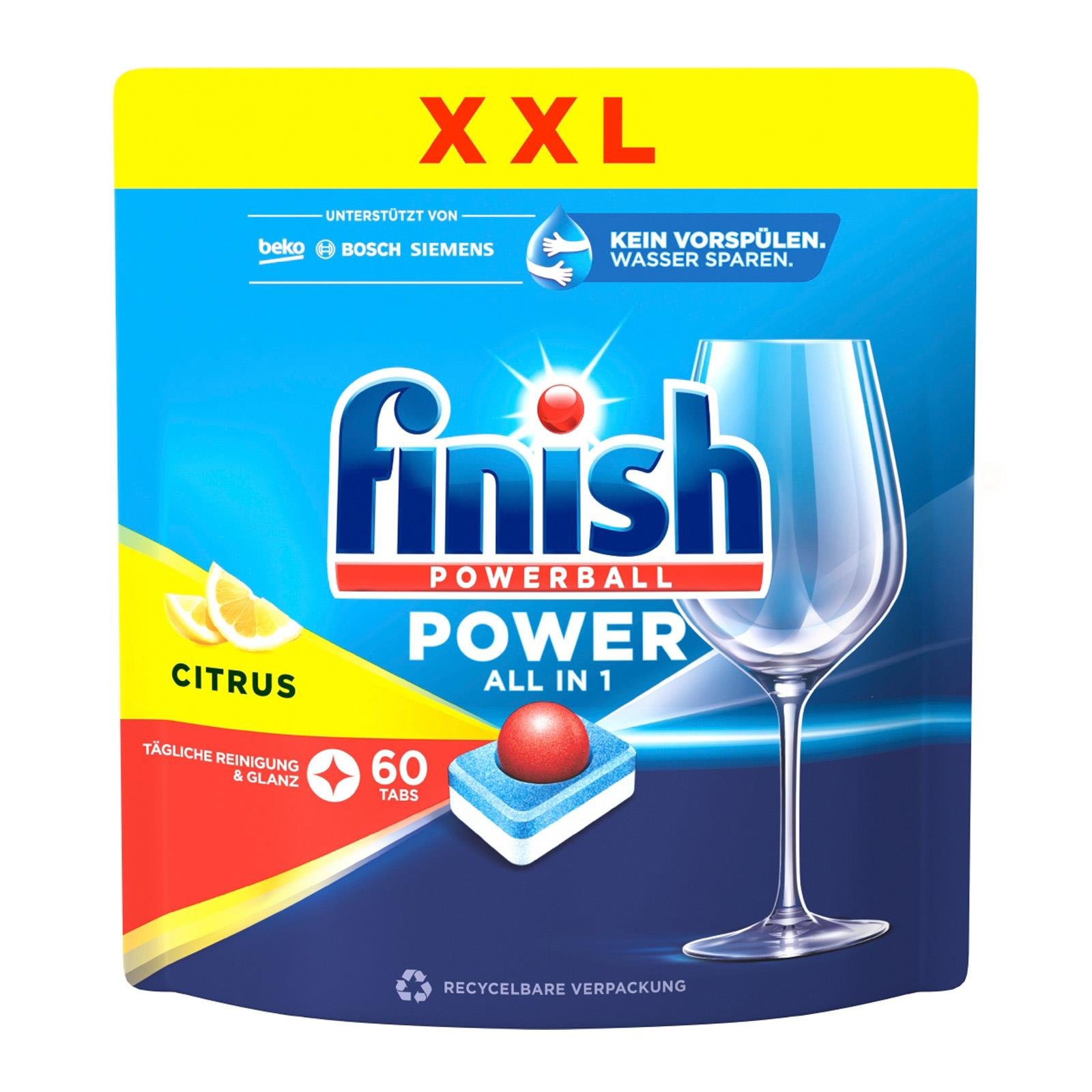 Finish Tabs XXl Power All-in-1 Citrus
