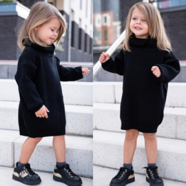 Col dress - Black