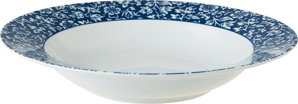 Laura Ashley dinerbord Alyssa blauw D 22 H 4 cm