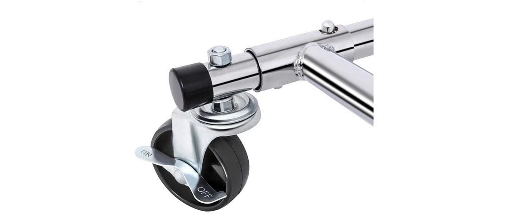 SONGMICS Garderobenständer »Verchromt 160 cm, Silber«