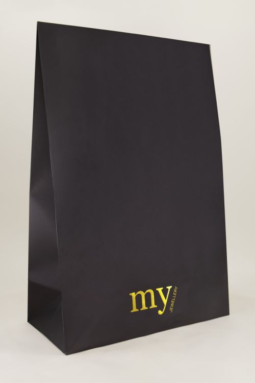 Flapbox large (34x50) zwart