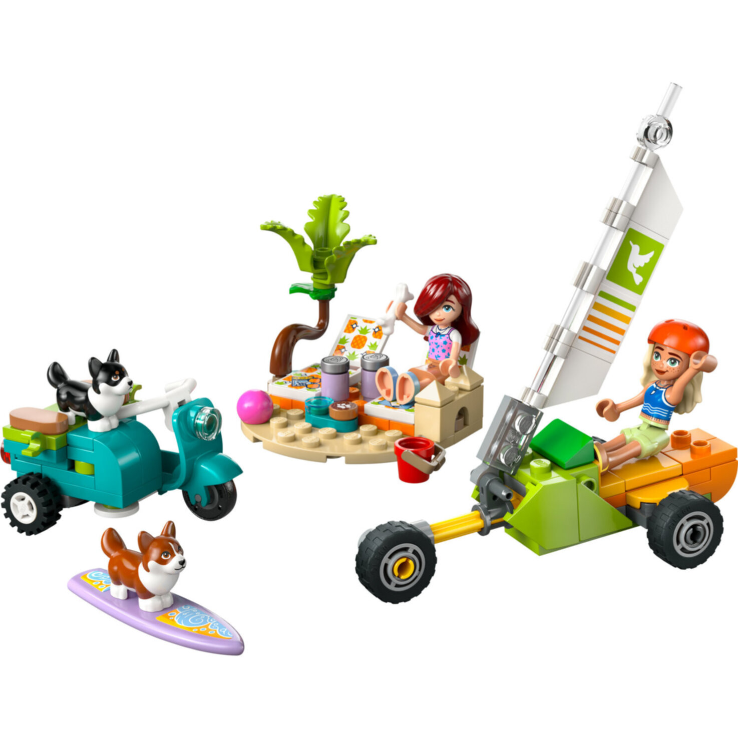 LEGO® Friends 42641 Strandabenteuer mit Hunden ab 6 Jahren