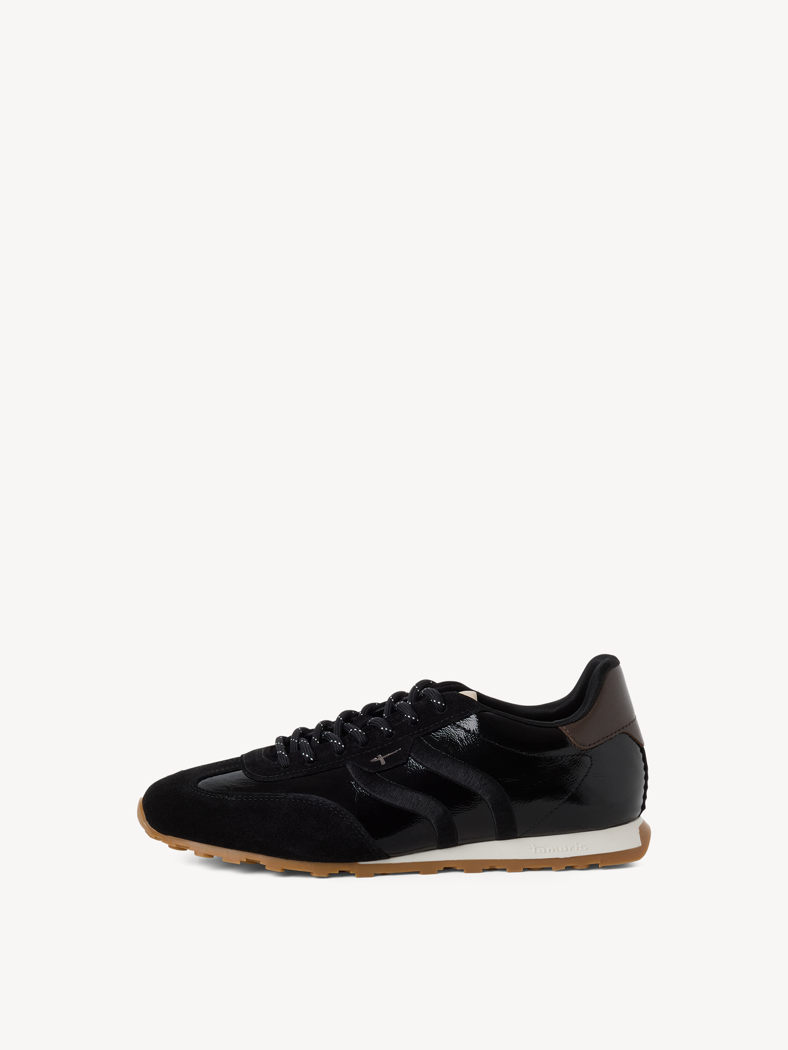 Leren Sneaker - zwart