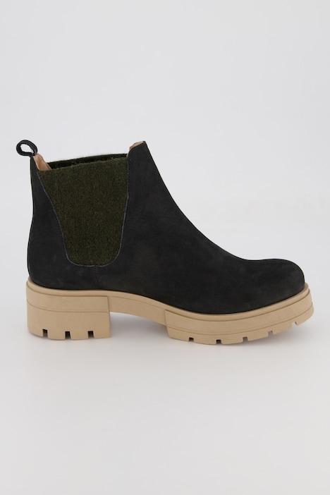 Chelsea-Boots, Elastikeinsatz, Nappaleder, Komfortweite
