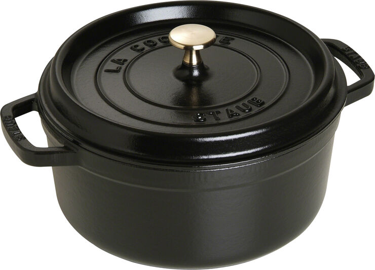 Staub La Cocotte 24 cm sort Sort