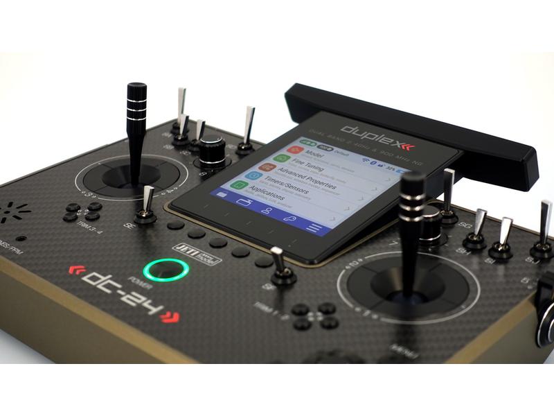 Jeti Fernsteuerung DC-24 II Carbon Line Bronze Professioneller 2.4 GHz Duplex Pultsender