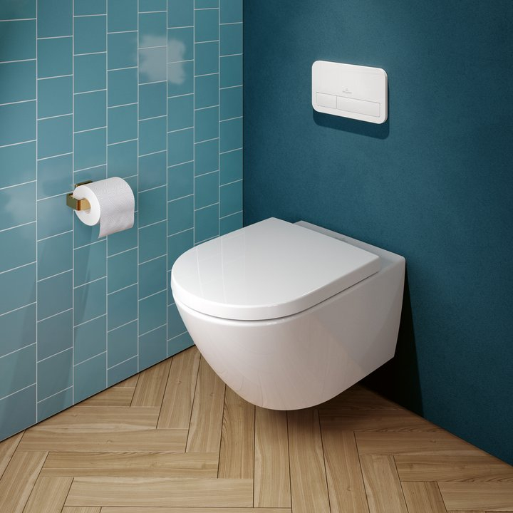 Villeroy en Boch Subway 3.0 randloos toilet met CeramicPlus mat wit