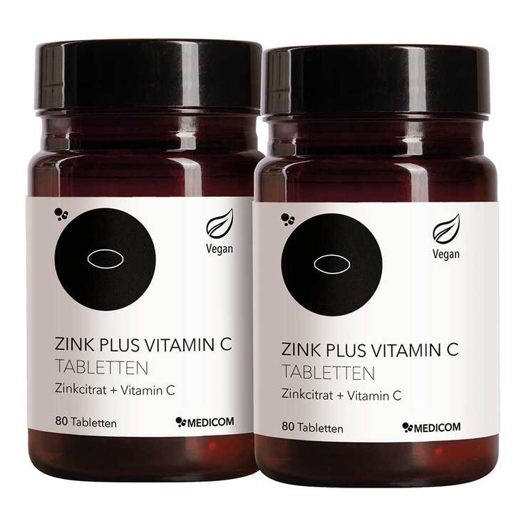 Zink Plus Vitamin C Tabletten, 2X80 St