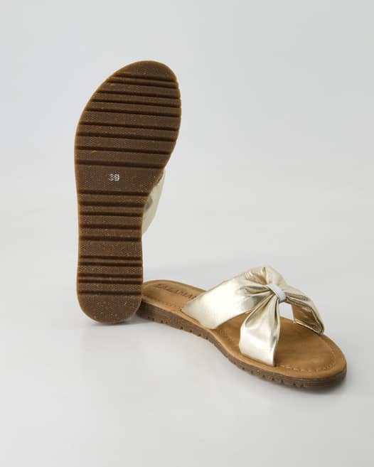 Lazamani LA33766 Pantoletten in Gold